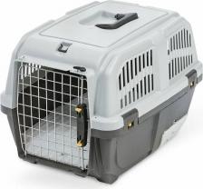Переноска для животных MPS Переноска SKUDO CAT TRAVEL 60x40x39см с лотком для наполнителя серая 8022967067287