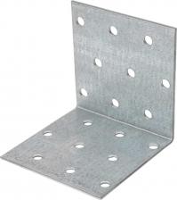 Перфорированный крепеж Gigant Крепежный уголок равносторонний 60x60x60 цинк 50 шт 1238780 используется для возведения деревянных построек, мебельного производства. Имеет отверстия