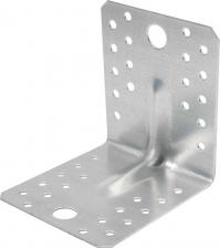 Перфорированный крепеж Gigant Крепежный уголок усиленный 105x90 цинк 25 шт 1238770 служит для закрепления элементов стропильно-подстропильной системы, для монтажа тяжёлых