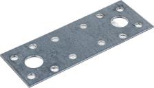 Перфорированный крепеж Метизный двор Плоское крепление Крепежная пластина КР-100х35 4690441004420