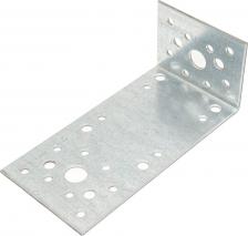 Перфорированный крепеж Накрепко Ассиметричный крепежный крепежный уголок Асимметричный крепежный уголок 130x50x65x2.0 47006
