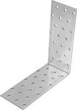 Перфорированный крепеж Накрепко Равносторонний уголок 150х150х60х1,8 мм 38375 фиксирует деревянные брусья, металлические профили, пластиковые панели. Уголки обладают значительной