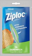Пищевая пленка Ziploc Пакеты для бутербродов, 14 шт