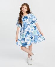 Платье для девочки Button Blue Платье 124BBGJC25021818, разноцветный, 134