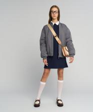 Платье для девочки Button Blue Платье с прорезными карманами синее, 170, 224BBGS50031000