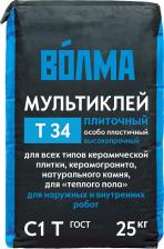 Плиточный клей Волма Сухая клеевая смесь Мультиклей 4607114280609