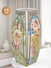 Подарочная посуда Elan gallery Ваза 2 л 115х115х25 см Времена суток квадратная