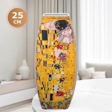 Подарочная посуда Elan gallery Ваза 2 л Поцелуй, 11,5х11,5х25 см, квадрат