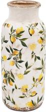 Подарочная посуда Glasar Ваза с лимонами 16х16х38 см