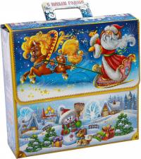 Подарочный набор сладостей Под'Ари Подарок портфель зимний 1000 г