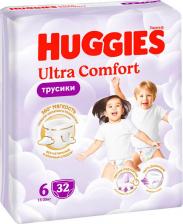 Подгузники Huggies трусики Ultra Comfort 15-25 кг (32 шт)