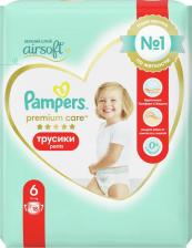 Подгузники Pampers трусики Premium Care 15+ кг (18 шт)