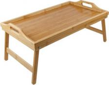 Сервировочный столик Perfecto Linea Бамбуковый поднос-столик Bamboo 50.5x30 см