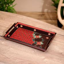 Поднос Сима-Ленд Поднос из дерева, батик 30х19х5 см