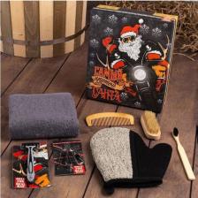 Полотенце Этель Набор подарочный "Новый год: Самый крутой Санта"? полотенце и аксессуары 6900051455214