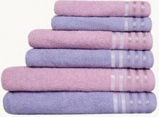 Полотенце Василиса Набор махровых полотенец коллекции Селена из 6 штук - прекрасные и мягкие на ощупь махровые полотенца с роскошным дизайном и классическим бордюром