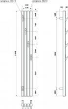 Полотенцесушитель Point PN19722BC