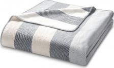 Постельная принадлежность Biederlack Плед 1,5-спальный Green Line Interlocked Grey