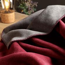 Постельная принадлежность Biederlack Плед Bold in Color Plum-shiefer