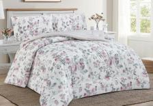 Постельная принадлежность Cleo Комплект постельного белья с одеялом сатин NBO-012 Размер Евро