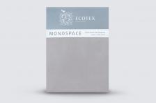 Постельная принадлежность EcoTex Простынь на резинке Моноспейс 180х200х23 темно-серый