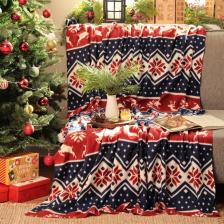 Постельная принадлежность Экономь и Я Плед Олени 150х200 см, плотность 160 гр/м2, 100% полиэстер 6881728