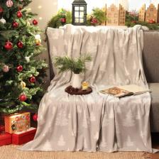 Постельная принадлежность Экономь и Я Плед Ёлочки 150х200 см, плотность 160 гр/м2, 100% полиэстер 9518111