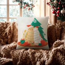 Постельная принадлежность Этель Чехол на подушку Зимний муррр 40x40 см, 100% полиэстер 10402789