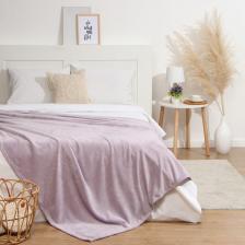Постельная принадлежность Этель Плед сиреневый 150х200 см корал-флис 220 гр/м2