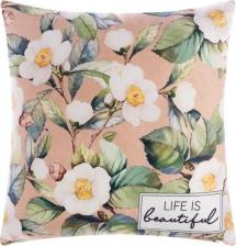 Постельная принадлежность Этель Подушка "Life is beautiful" 40х40 см, 100% п/э