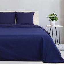 Постельная принадлежность Этель Постельное белье 2 сп Синяя пыль 175x215, 200x220, 70x70 2 шт., поплин 125 г/м? 6900044844711