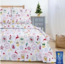 Постельная принадлежность Этель Постельное белье Зимний винтаж, евро, 2588717
