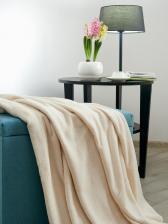 Постельная принадлежность Guten Morgen Покрывало (плед), Велсофт, рис.11-0105, Слоновая кость 150х200 см