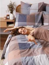 Постельная принадлежность Guten Morgen Постельное белье 2 спальный комплект с Евро простыней Бязь Cozy evening, наволочки 50х70, 100% хлопок