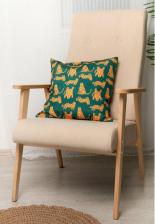 Постельная принадлежность JoyArty Наволочка декоративная "Стая леопардов" на молнии, 45x45 см