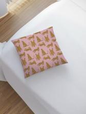 Постельная принадлежность JoyArty Наволочка декоративная "Забавные леопарды" на молнии, 45x45 см