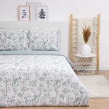 Постельная принадлежность LoveLife Комплект постельного белья евро Summer Day 200x220 см, 225x240 см, 50x70 см 2 шт, жатка, 100% полиэстер, 100 г/кв.м 10322854