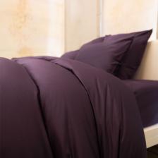Постельная принадлежность Mollen Простыня Total Look в ежевично-черном 250х280см