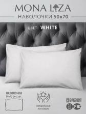Постельная принадлежность Mona Liza Наволочка 50х70 см сатин White (2 шт.)