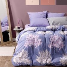 Постельная принадлежность Ночь Нежна Постельное белье 1 5 спальное, наволочки 70х70 Весенние деревья, 100% хлопок, ткань поплин