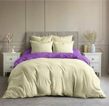 Постельная принадлежность Ночь Нежна Постельное белье из поплина Сливки 1.5 спальное 4660056048799