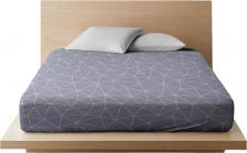 Постельная принадлежность Ночь Нежна Простыня Грань поплин, серая, 240х220 см, 1 шт