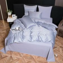 Постельная принадлежность Ситрейд Комплект постельного белья VIVA-HOME TEXTILE "Louis Vuitton", сатин-жаккард, 4 предмета