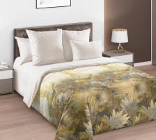 Постельная принадлежность Текс-Дизайн Покрывало из перкали 220х225 стеганое Нимфея 1 кор