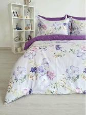 Постельная принадлежность Tivolyo Home Постельное белье Viola цвет: лиловый (семейное)