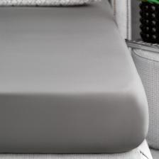 Постельная принадлежность Togas БЕЙКЕР сер простыня на рез 180x200+35, 1 пр, хл/сат. R