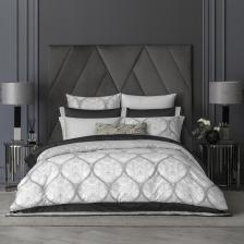 Постельная принадлежность Togas Комплект постельного белья Коссоно серый Двуспальный евро 4680415120089