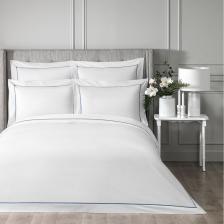 Постельная принадлежность Togas Пододеяльник Плаза 220 х 240 см сатин бело-синий