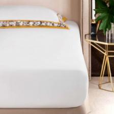 Постельная принадлежность Togas Простыня на резинке Нурим 160 х 200 + 30 см сатин оранжевый