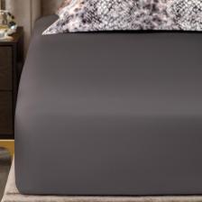 Постельная принадлежность Togas Простыня на резинке Селиса 160 х 200 + 30 см эвкалиптовое волокно темно-фиолетовая